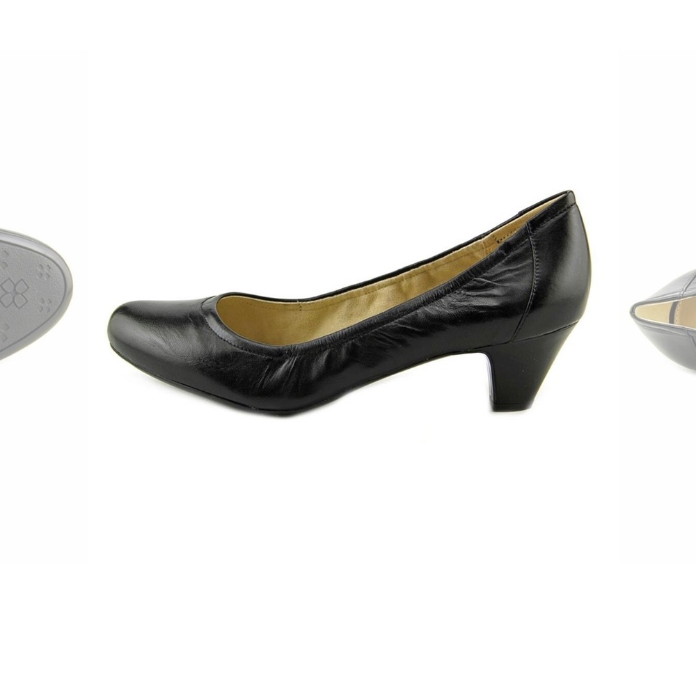 Naturalizer Starlight Black Leather Pumps Sz 9 NWT